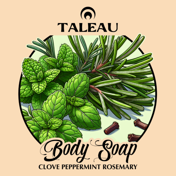 Clove Peppermint Rosemary Body Soap - Image 2